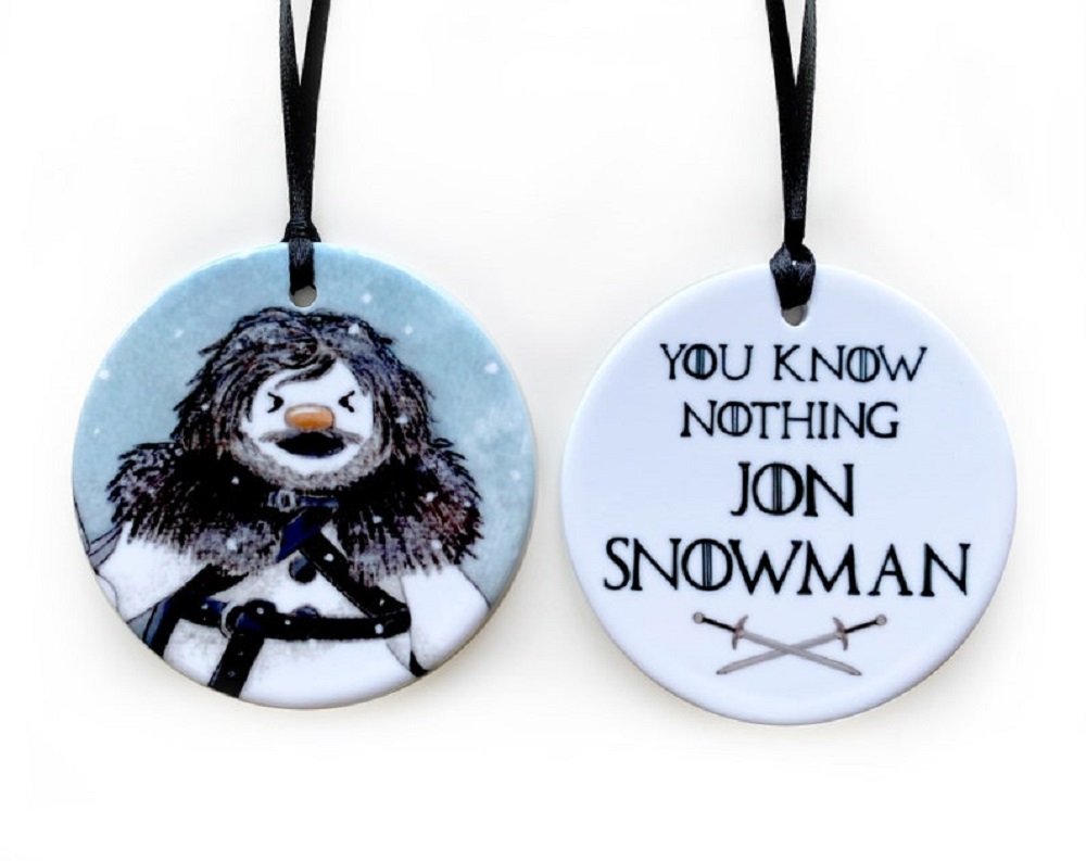 You Know Nothing Jon Snowman Ornament