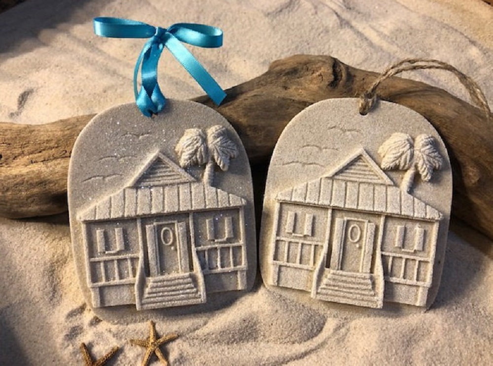 Beach Cottage Ornament 