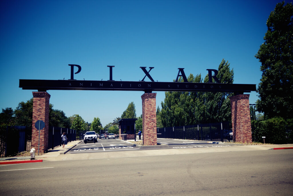 Entrance to Pixar Studios in California. 