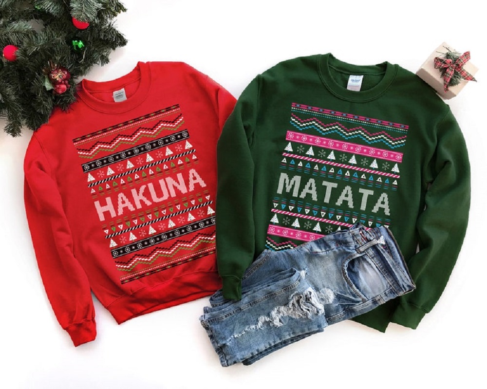 Hakuna Matata Sweatshirts For BFFs And Couples 