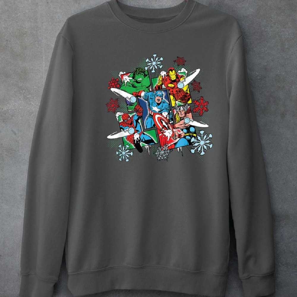 Marvel Heroes Snowflake Shirt