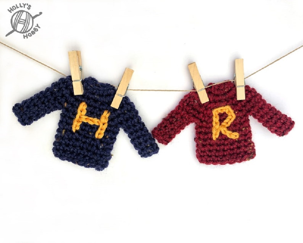 Mini Harry And Ron Sweater Ornaments