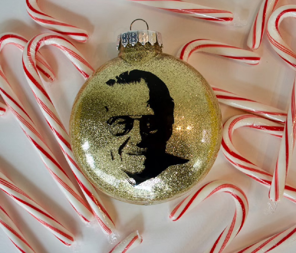 Stan Lee Inspired Glitter Ornament [MConverter.eu]