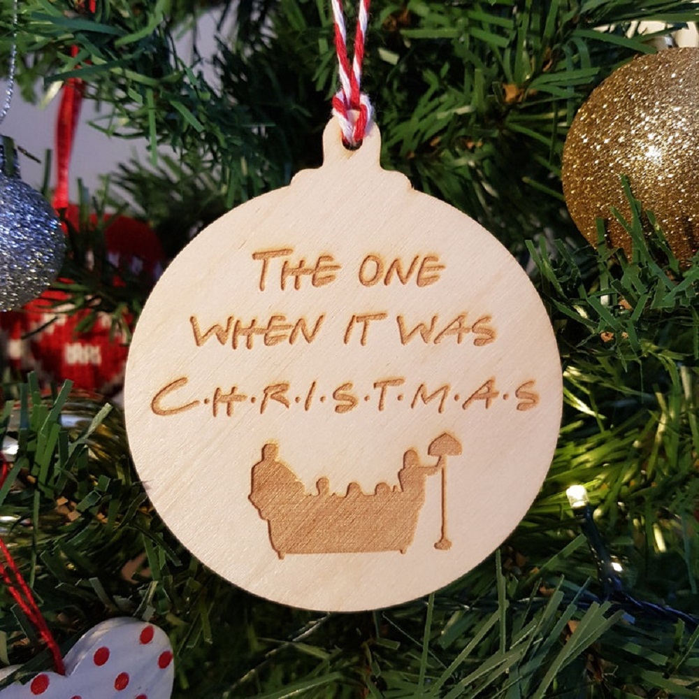 The One Where It’s Christmas Ornament