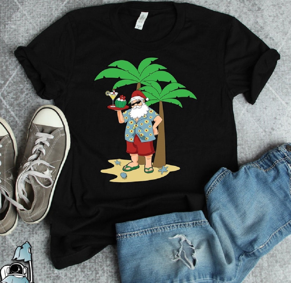 Tropical Santa T-Shirt