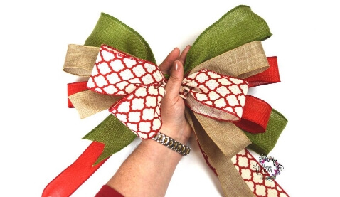 how to tie Multi Ribbon Bow